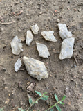 Selenite crystals