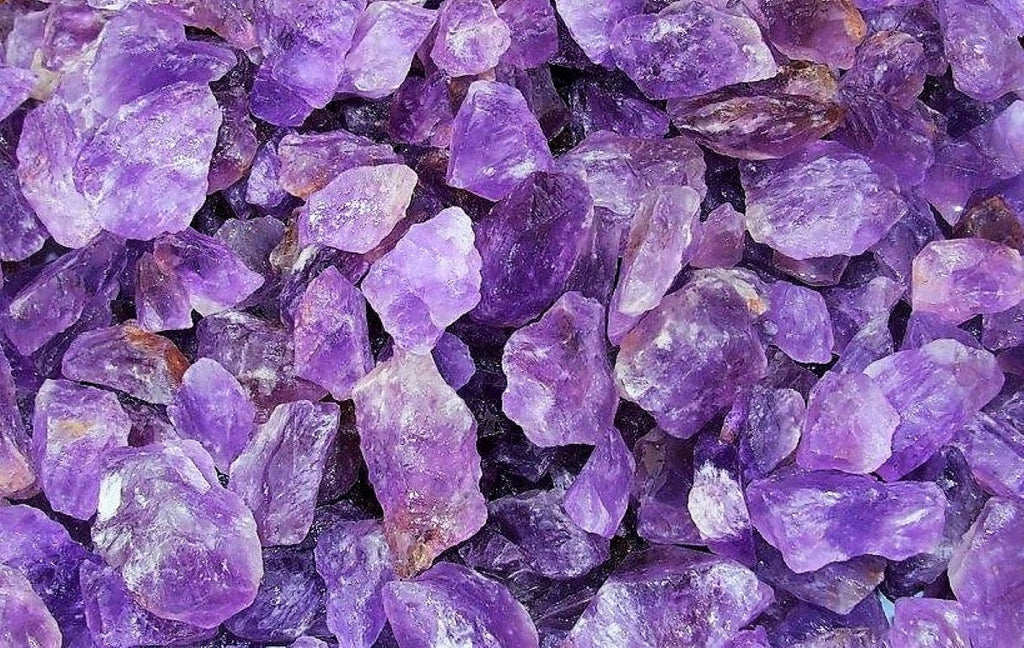 Amethyst Rough Facet Brazil Natural 1000 Carats Bulk Lot