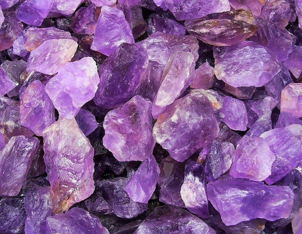 Amethyst Rough Facet Brazil Natural 1000 Carats Bulk Lot