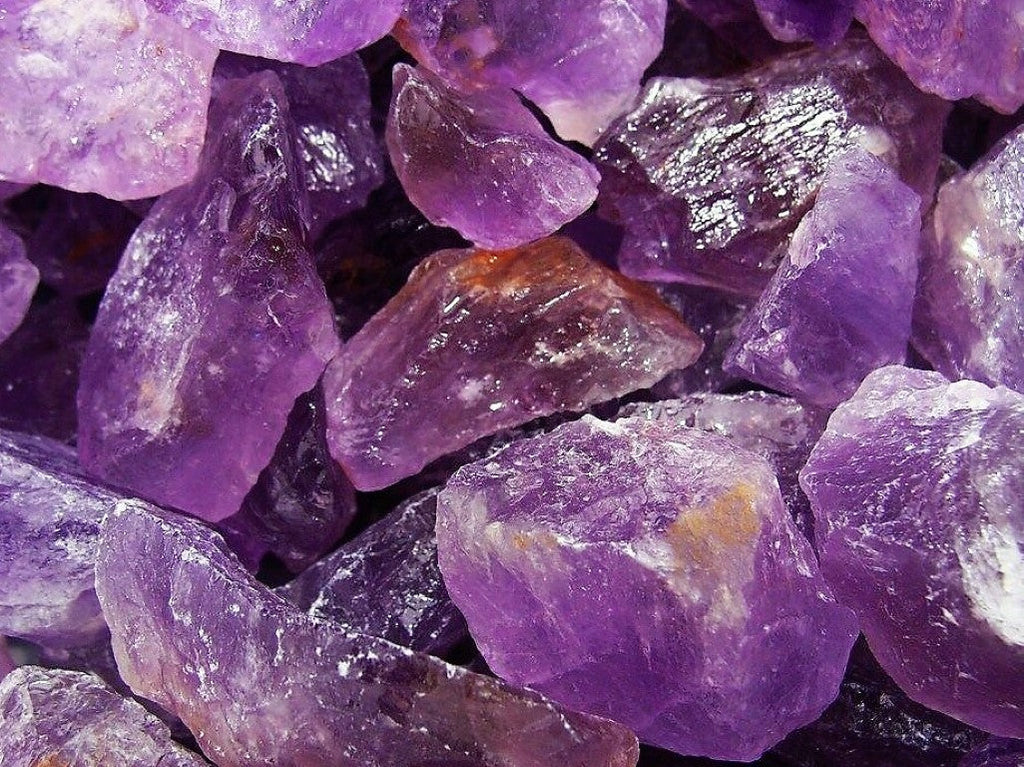 Amethyst Rough Facet Brazil Natural 1000 Carats Bulk Lot