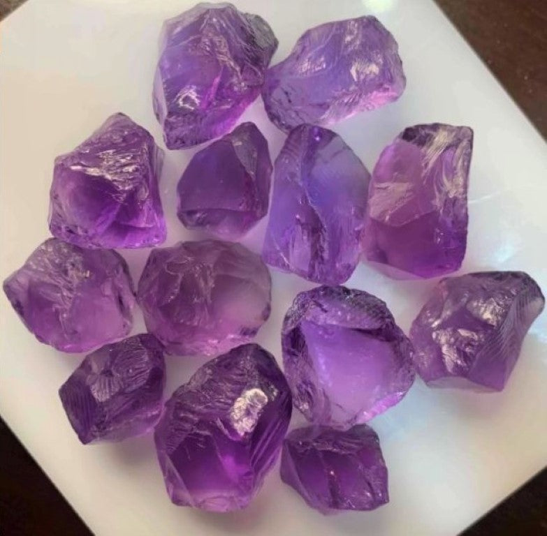 Amethyst Rough Facet Brazil Natural 1000 Carats Bulk Lot