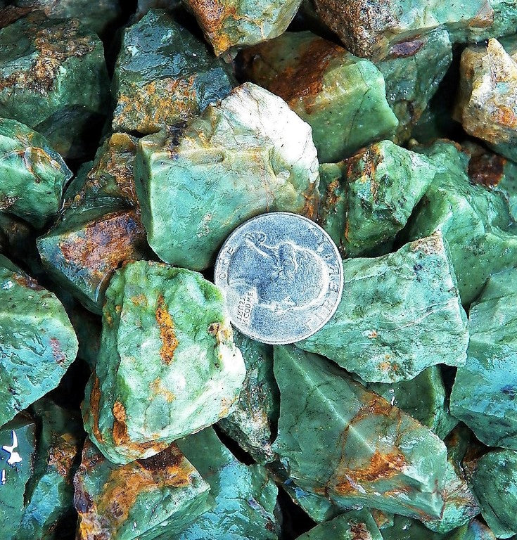 Chrysoprase Rough Facet Brazil Natural 1000 Carats Bulk Lot