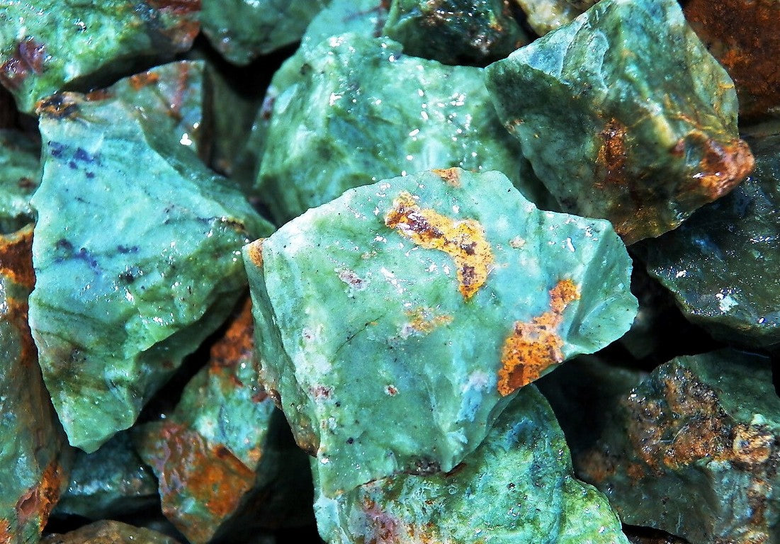 Chrysoprase Rough Facet Brazil Natural 1000 Carats Bulk Lot