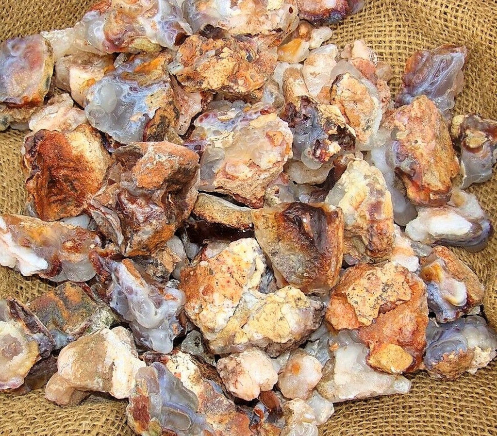 Fire Agate Rough Cut Arizona Natural 2000 Carats Bulk Lot