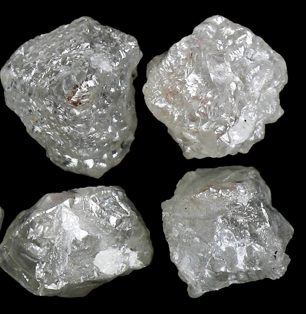 White Diamond Rough Facet Canadian 2 carats 8mm Raw